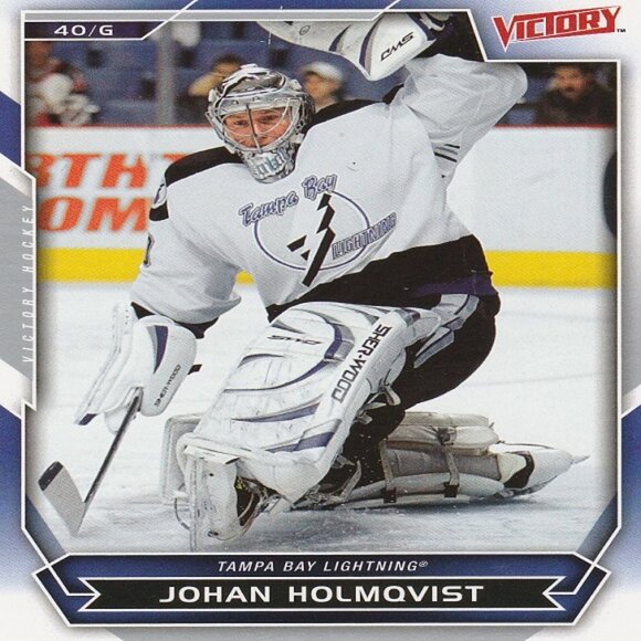 Johan Holmqvist - Tampa Bay Lightning Hockey Card Collection - Picture 4 of 4